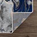 Glendon Cream Blue Marble Rug Glendon Cream Blue Marble Rug