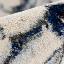 Glendon Cream Blue Marble Rug Glendon Cream Blue Marble Rug