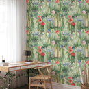Western Cactus Wallpaper Peel and Stick Western Cactus Wallpaper Peel and Stick