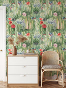Western Cactus Wallpaper Peel and Stick Western Cactus Wallpaper Peel and Stick
