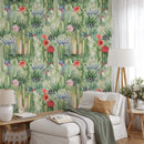 Western Cactus Wallpaper Peel and Stick Western Cactus Wallpaper Peel and Stick