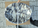 Calacatta Viola Marble Oval Shape Above Vanity Bathroom Sink (W)14" (L)18" (H)5" Calacatta Viola Marble Oval Shape Above Vanity Bathroom Sink (W)14" (L)18" (H)5"