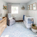 Calderbank Sky Blue Wool-Blend Area Rug Calderbank Sky Blue Wool-Blend Area Rug