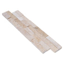 Camden Ivory Ledger 3D Panel 6"x24" Multi Surface Natural Travertine Wall Tile Camden Ivory Ledger 3D Panel 6"x24" Multi Surface Natural Travertine Wall Tile