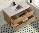 Carlsbad 42" Floating Bathroom Vanity Weathered Fir Carlsbad 42" Floating Bathroom Vanity Weathered Fir