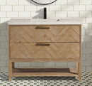Carlsbad 42" Freestanding Bathroom Vanity Weathered Fir Carlsbad 42" Freestanding Bathroom Vanity Weathered Fir