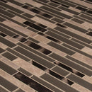MSI Champagne Toast Interlocking Glass Stone Metal Mosaic Tile 12"x12" MSI Champagne Toast Interlocking Glass Stone Metal Mosaic Tile 12"x12"