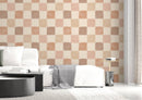 Boho Checkered Wallpaper Neutral Tone Boho Checkered Wallpaper Neutral Tone