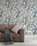 Blue Chinoiserie Birds Wallpaper Blue Chinoiserie Birds Wallpaper