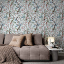 Blue Chinoiserie Birds Wallpaper Blue Chinoiserie Birds Wallpaper
