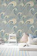 Aesthetic Wave Wallpaper Blue Hawaiian Waves Wallpaper Aesthetic Wave Wallpaper Blue Hawaiian Waves Wallpaper
