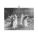 "Circle of Women Dancing" Matte Poster "Circle of Women Dancing" Matte Poster
