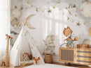 Forest Friends Wallpaper - Peel and Stick Nursery Mural Forest Friends Wallpaper - Peel and Stick Nursery Mural