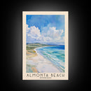 Almonta Beach, Australia Watercolor Beach Print, Vacation Gift, Australia Wall Art, Framed Canvas Print, Framed Beach Painting Almonta Beach, Australia Watercolor Beach Print, Vacation Gift, Australia Wall Art, Framed Canvas Print, Framed Beach Painting