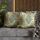 "Ginkgo Leaves" Throw Pillow "Ginkgo Leaves" Throw Pillow