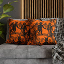 "Dance with the Devil" Throw Pillow "Dance with the Devil" Throw Pillow