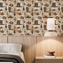 Rustic Cowboy Wallpaper - Removable Western Wallpaper with Hats, Boots & Cacti Rustic Cowboy Wallpaper - Removable Western Wallpaper with Hats, Boots & Cacti