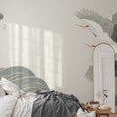 Crane Wallpaper - Ocean Waves Wallpaper - Removable Wallpaper Mural Crane Wallpaper - Ocean Waves Wallpaper - Removable Wallpaper Mural