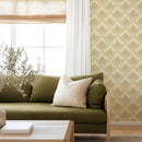 Rococo Reverie - Cream Damask Wallpaper Rococo Reverie - Cream Damask Wallpaper