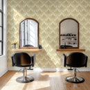 Rococo Reverie - Cream Damask Wallpaper Rococo Reverie - Cream Damask Wallpaper