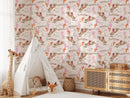 Whimsical Cowgirl Rodeo Wallpaper - Peel and Stick Western Wallpaper Whimsical Cowgirl Rodeo Wallpaper - Peel and Stick Western Wallpaper