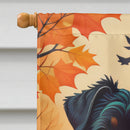 Affenpinscher Fall House Flag Affenpinscher Fall House Flag