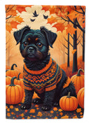 Affenpinscher Fall House Flag Affenpinscher Fall House Flag