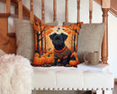 Affenpinscher Fall Throw Pillow - 14x14 Decorative Pillow β Art for Your Home & Patio Affenpinscher Fall Throw Pillow - 14x14 Decorative Pillow β Art for Your Home & Patio