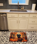 Affenpinscher Fall Memory Foam Kitchen Mat Affenpinscher Fall Memory Foam Kitchen Mat