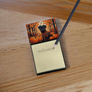 Affenpinscher Fall Sticky Note Holder- Refiilable Desk Accessory Note Pad Affenpinscher Fall Sticky Note Holder- Refiilable Desk Accessory Note Pad