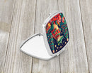 Alligator Christmas Compact Mirror β Stylish Purse Mirror with Artistic Covers Alligator Christmas Compact Mirror β Stylish Purse Mirror with Artistic Covers