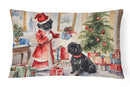 Affenpinscher Christmas Fabric Decorative Pillow Affenpinscher Christmas Fabric Decorative Pillow
