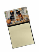 Affenpinscher Fall Kitchen Pumpkins Sticky Note Holder- Refiilable Desk Accessory Note Pad Affenpinscher Fall Kitchen Pumpkins Sticky Note Holder- Refiilable Desk Accessory Note Pad