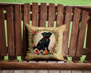 Affenpinscher and Flowers Throw Pillow - 14x14 Decorative Pillow β Art for Your Home & Patio Affenpinscher and Flowers Throw Pillow - 14x14 Decorative Pillow β Art for Your Home & Patio