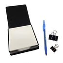 Border Collie and Flowers PU Leather Note Paper Holder Border Collie and Flowers PU Leather Note Paper Holder