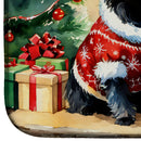 Affenpinscher Cozy Christmas Dish Drying Mat Affenpinscher Cozy Christmas Dish Drying Mat