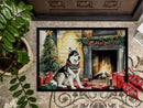 Siberian Husky Cozy Christmas Doormat-24x36 Indoor / Outdoor Rug | Made in USA Siberian Husky Cozy Christmas Doormat-24x36 Indoor / Outdoor Rug | Made in USA