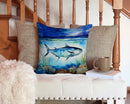 Bluefin Tuna Throw Pillow - 14x14 Decorative Pillow β Art for Your Home & Patio Bluefin Tuna Throw Pillow - 14x14 Decorative Pillow β Art for Your Home & Patio