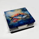 Bluefin Tuna PU Leather Note Paper Holder Bluefin Tuna PU Leather Note Paper Holder