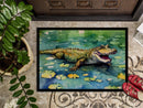 Alligator Doormat - Large 24x36 β Indoor/Outdoor Floor Mat with Artistic Flair Alligator Doormat - Large 24x36 β Indoor/Outdoor Floor Mat with Artistic Flair