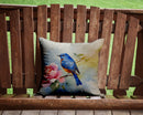 Bluebird Throw Pillow - 14x14 Decorative Pillow β Art for Your Home & Patio Bluebird Throw Pillow - 14x14 Decorative Pillow β Art for Your Home & Patio