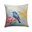 Bluebird Throw Pillow - 14x14 Decorative Pillow β Art for Your Home & Patio Bluebird Throw Pillow - 14x14 Decorative Pillow β Art for Your Home & Patio