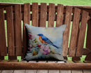 Bluebird Throw Pillow - 14x14 Decorative Pillow β Art for Your Home & Patio Bluebird Throw Pillow - 14x14 Decorative Pillow β Art for Your Home & Patio