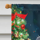 Affenpinscher Christmas House Flag Affenpinscher Christmas House Flag