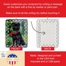 Affenpinscher Christmas Porcelain Ornament Affenpinscher Christmas Porcelain Ornament