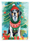 Bluetick Coonhound Christmas House Flag Bluetick Coonhound Christmas House Flag
