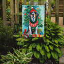 Bluetick Coonhound Christmas Garden Flag β Cozy Dog Holiday Decor with Tree & Presents Bluetick Coonhound Christmas Garden Flag β Cozy Dog Holiday Decor with Tree & Presents