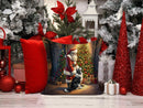 Border Collie and Santa Claus Throw Pillow - 14x14 Decorative Pillow β Art for Your Home & Patio Border Collie and Santa Claus Throw Pillow - 14x14 Decorative Pillow β Art for Your Home & Patio