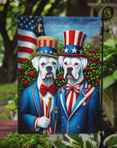All American White Boxer Garden Flag –  Dogs with American Flag Background by Caroline’s Treasures All American White Boxer Garden Flag –  Dogs with American Flag Background by Caroline’s Treasures