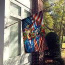 All American Irish Wolfhound House Flag All American Irish Wolfhound House Flag